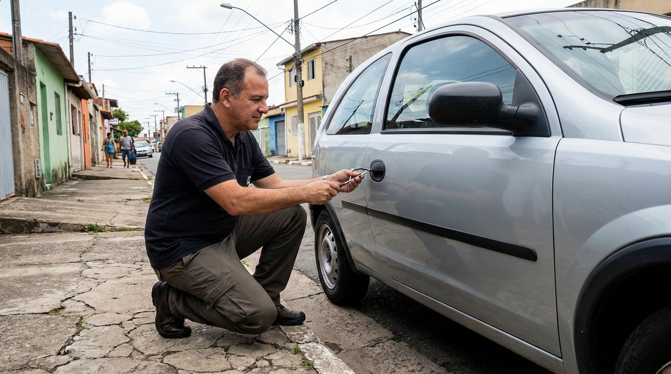 Abertura de carro sem danos por chaveiro em Vila Velha‑ES